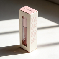 Boîte en carton recyclable écologique Kraft pour gloss à lèvres, baume à lèvres, soins de la peau, emballage personnalisé en papier pour cosmétiques, rouge à lèvres, gloss à lèvres