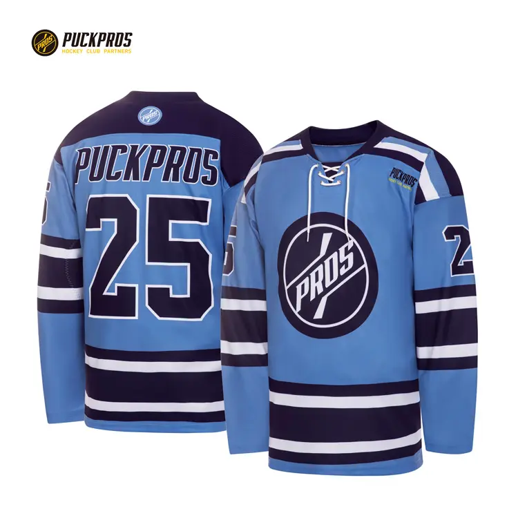 Logo personalizzato maglia di Hockey su ghiaccio per adulti squadra professionale placcaggio in poliestere con ricamo abbigliamento personalizzabile
