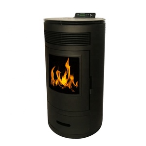 Petit poêle à granulés de bois de style moderne populaire autoportant grande zone de <span class=keywords><strong>chauffage</strong></span> - Product Image 6
