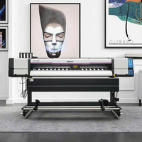 1,8 m 6Ft 8Ft Xp600 Canvas Banner Máquina de impresión Plotter Cut All in One Machine Eco Solvent Inkjet Printer