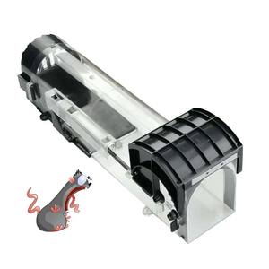 Trampa para <span class=keywords><strong>ratones</strong></span> vivos de plástico ABS tipo pedal sólido, jaula larga para un control eficaz de <span class=keywords><strong>los</strong></span> animales <span class=keywords><strong>contra</strong></span> <span class=keywords><strong>ratones</strong></span> y ratas - Product Image 1