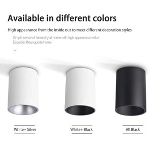 Morden <span class=keywords><strong>LED</strong></span> Bề mặt được gắn xi lanh Downlight với AntiGlare louver <span class=keywords><strong>LED</strong></span> trần tại chỗ miễn phí lỗ downlight COB ngoài trời - Product Image 2