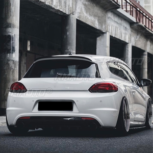 Alerón Trasero Negro Brillante Estilo MAX para Volkswagen VW Scirocco R GTS 2015 2016 2017 2018, Accesorios para Auto - Product Image 3