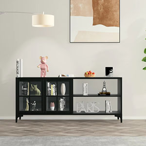 Armadio di stoccaggio di vetro moderno per soggiorno camera da letto o appartamento vetrina in metallo per giocattoli per alberghi - Product Image 4