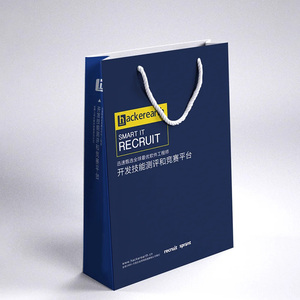 Thân thiện với môi chất lượng cao Boutique quần áo Quà Tặng mua sắm túi giấy chấp nhận logo in dày khó khăn túi giấy - Product Image 1