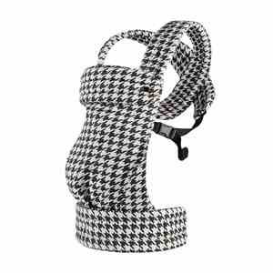 Porte-bébé ergonomique réglable en lin et coton avec soutien lombaire pour nouveau-nés et tout-petits, cadre pliable moderne pour bébé - Product Image 2