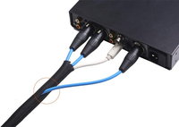 Deem Protector de Cables, Funda de Goma para Cables, Tubo Protector para Cables USB, Cables de Alimentación, Cables de Audio y Video