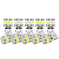 Bombillas LED AUXITO 194 para Luz de Matrícula, 6500K Blanco Brillante, Sin Errores Canbus, 168 2825 T10 W5W, Bombilla LED para Cúpula de Coche