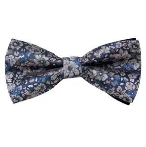 Factory Custom Men Formal Tuxedo Bow Tie Pre-Tied Classic Tux Bowtie with Polka Dots For Classic Necktie