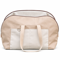 Sac de transport pour animaux de compagnie YAOYUE en toile kaki avec poche avant, à porter à la main, à l'épaule ou en bandoulière, pour petits chiens et chats