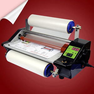 Domsem nóng lạnh A3 Máy tính để bàn <span class=keywords><strong>Laminator</strong></span> CuộN để cuộn Máy cán <span class=keywords><strong>Laminator</strong></span> Pouch phim - Product Image 4