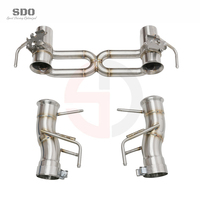 Tuyaux d'échappement de performance SDO Racing pour Ferrari SF90 4.0T V8 2019+ en acier inoxydable Catback avec commande de soupape OEM