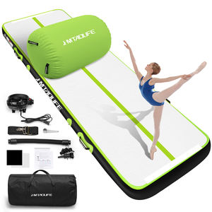 Colchoneta de pista de aire inflable personalizada para gimnasio, colchoneta acrobática para suelo de pista de aire, colchoneta de gimnasia, colchoneta flotante para Yoga, trampolín de piscina flotante - Product Image 1