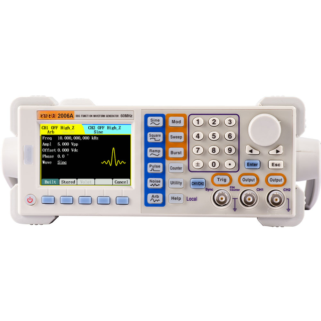 2006A New Signal Generator 200 MSa/s Frequency 60MHz DDS Sine Function Diverse Signal Functions