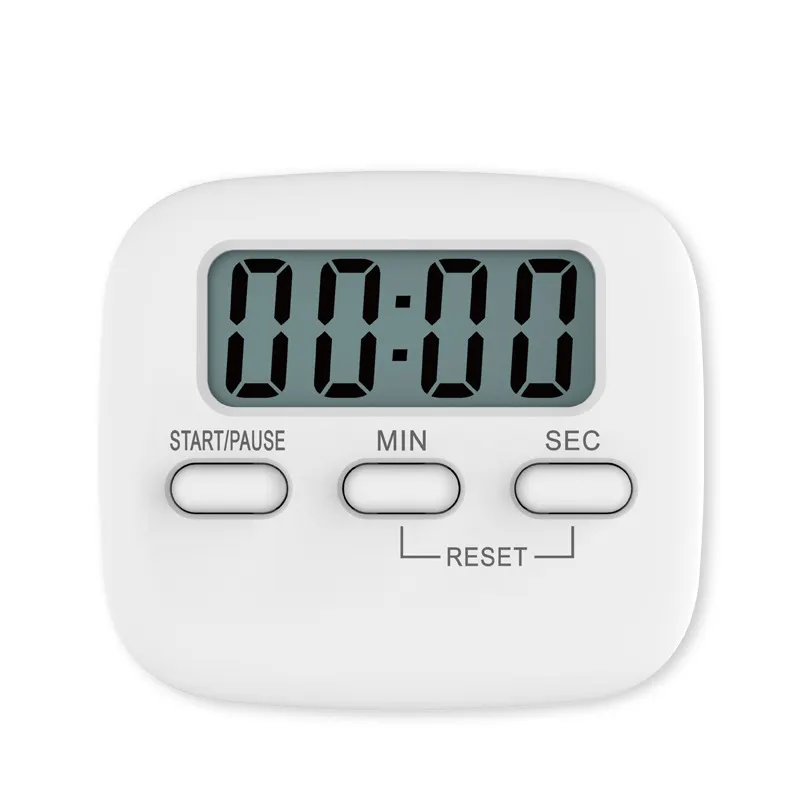 Hot Verkoop Keuken Timer Draagbare Mini Terug Magnetische Digitale Timer Ingebouwde Standaard Knop Instelling Countdown Mini Timer