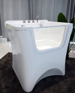 <span class=keywords><strong>Baignoire</strong></span> autoportante moderne <span class=keywords><strong>japonaise</strong></span> à <span class=keywords><strong>prix</strong></span> d'usine / Spa pour animaux de compagnie avec bain à bulles, lavage de chiens en libre-service et massage à air - Product Image 5