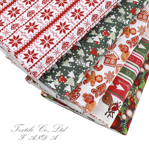 Giáng sinh in vải hỗn hợp Santa Snowman in Quilting Giáng sinh bông vải 100 bãi bông vải Giáng sinh - Product Image 2