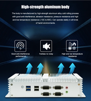 Mini PC Industrial Sin Ventilador Eglobal, Intel N100, DDR4, SSD, 6COM, Bajo Consumo de Energía, Computadora para Pequeñas Empresas, Garantía de 3 Años