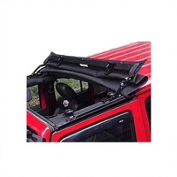 Toit souple en toile Lantsun J311 (couleur unie) pour Wrangler JK (2007-2017) - Montage sur toit - Installation facile