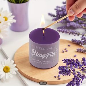 Candele Profumate Cilindriche Colorate in Tre Misure, Candele Romantiche Senza Fumo, Ideali per Illuminazione o Come Regalo - Product Image 6