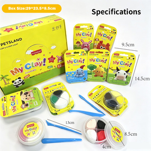 Caja de Actividades Creativas Premium, Juego Educativo para Niños, <span class=keywords><strong>Plastilina</strong></span> de Secado al Aire, para Regalo Escolar, Venta al por Menor - Product Image 2