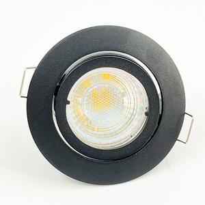 Plafonnier LED encastré en alliage d'aluminium noir et argenté, <span class=keywords><strong>prix</strong></span> usine - Product Image 3
