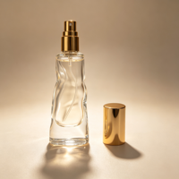 Vente directe d'usine, flacon à bille en verre transparent vert de 10 ml, impression de logo, style multicolore pour parfum et cosmétiques
