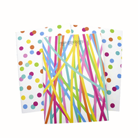 Cahiers d'exercices écologiques à pois colorés, format A4/A5, reliés cousus, pages plates, 50 feuilles, logo personnalisé