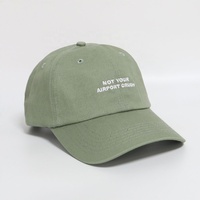 Gorra de béisbol ajustable Vintage de algodón con bordado plano personalizado lavada para hombres y mujeres europeas al por mayor