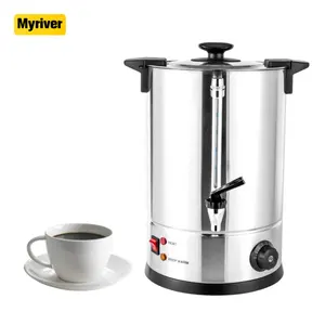 Myriver不锈钢热餐饮咖啡瓮篮商用电动热水锅炉