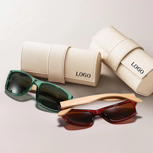 Gafas de Sol Ecológicas con Marco Cuadrado de Bambú y Madera para Hombre, 2026, Lentes Polarizadas TAC con Protección UV400, Logotipo Personalizado - Product Image 2