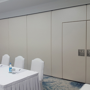 Puertas de acordeón de partición acústica plegable de diseño moderno, pared móvil deslizante plegable para espacio escolar al aire libre - Product Image 1