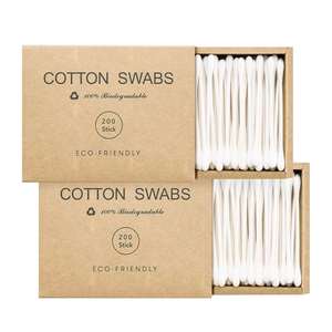 300 cotons-tiges multi-usages en bambou pour le nettoyage des appareils électroniques - Product Image 1