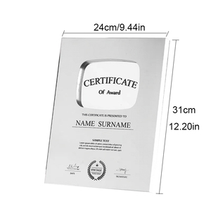 Custom Youtube Video Silver Gold Metal <strong>Trophies</strong> <strong>Plaques</strong> Laser Engraved UV Color Print LOGO <strong>Trophy</strong> Awards <strong>Plaques</strong> - Product Image 2