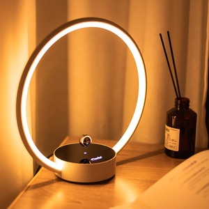 Moderna Lámpara de Lujo Inalámbrica para Mesita de <span class=keywords><strong>Noche</strong></span> o Restaurante con Levitación Magnética e Interruptor Flotante, Lámpara LED de Mesa Circlo para el Hogar - Product Image 1