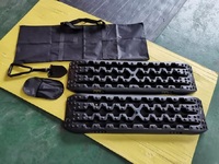 Planches de traction avec broches de fixation pour sac, rails de récupération, échelle pour pneus, tapis de traction 4x4 pour camion, boue, neige, sable