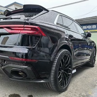 Kit de carrosserie en Fiber de carbone de Style ABT pour 2019 + Audi RSQ8 amélioré lèvre avant diffuseur arrière séparateur passage de roue Canards nouveaux Kits de carrosserie
