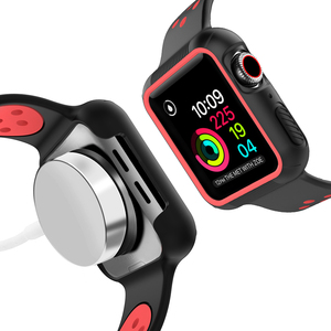 Robuste Étui De Protection <span class=keywords><strong>avec</strong></span> <span class=keywords><strong>Bracelet</strong></span> sport en silicone pour Montre <span class=keywords><strong>Apple</strong></span> Série 5/4/3/2/ 1 - Product Image 1