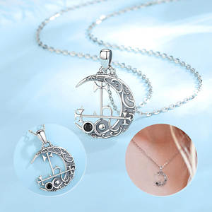 Merryshine-Colgante de Plata de Ley 925 con forma de ACLE culo, joyería, collar, luna - Product Image 2