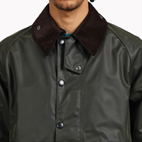 Veste de travail imperméable pour homme 100% coton, respirante, en toile cirée, parka respirante en toile pour la chasse, utilisation en parc, teinture unie