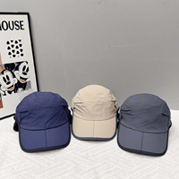 Casquette de surf pliable à séchage rapide avec sangle de menton réglable pour le surf, les sports nautiques et comme casquette de baseball