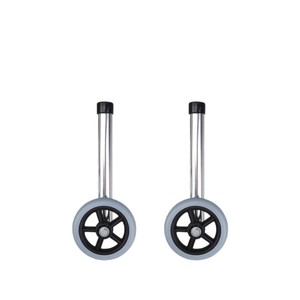 Roues de rechange Joy Point Walker en acier inoxydable et alliage d'aluminium, réglables en hauteur, pour déambulateur et équipement d'aide à la marche - Product Image 1