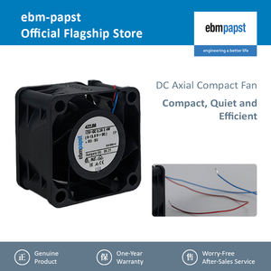 ebmpapast 422JM 40x40x28mm 12VDC 2.4W 11400RPM 24m3/h 2 fils Mini module d'alimentation Ventilateur axial de refroidissement électrique ODM - Product Image 2