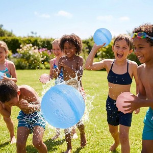 Ballons d'<span class=keywords><strong>eau</strong></span> réutilisables en silicone à remplissage rapide, jouets de combat aquatique pour enfants, rechargeables, pour piscine, plage, fête en plein air, cadeau d'été - Product Image 5