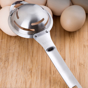 Séparateur de blanc d'œuf en acier inoxydable 304, filtre à œufs créatif, outil de pâtisserie - Product Image 4