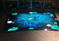 Dalles de sol interactives LED BESCAN P3.91 P4.81 HD couleur pleine pour affichage vidéo intérieur/extérieur, centres commerciaux et spectacles sur scène