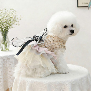 Pet Princess Dress For Small Dogs <b>Cats</b> Polyester Cute Style Four Seasons Wear - Product Image 3
