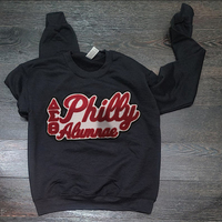 Écusson thermocollant brodé en chenille Philly Alumnae DST Sorority Oo-oop Delta Greek 1913 Elephant 1913 Couleur personnalisée Deux couleurs