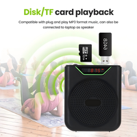 Altavoz Portátil 2 en 1 con Micrófono, Batería Recargable, Grabación USB, Amplificador de Voz para Profesores, para el Aula y Excursiones