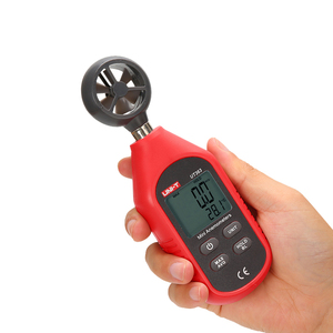 Anémomètre numérique portable UNI-T UT363 BT, mesure de la vitesse du vent, testeur de température, affichage LCD, débitmètre d'air - Product Image 2